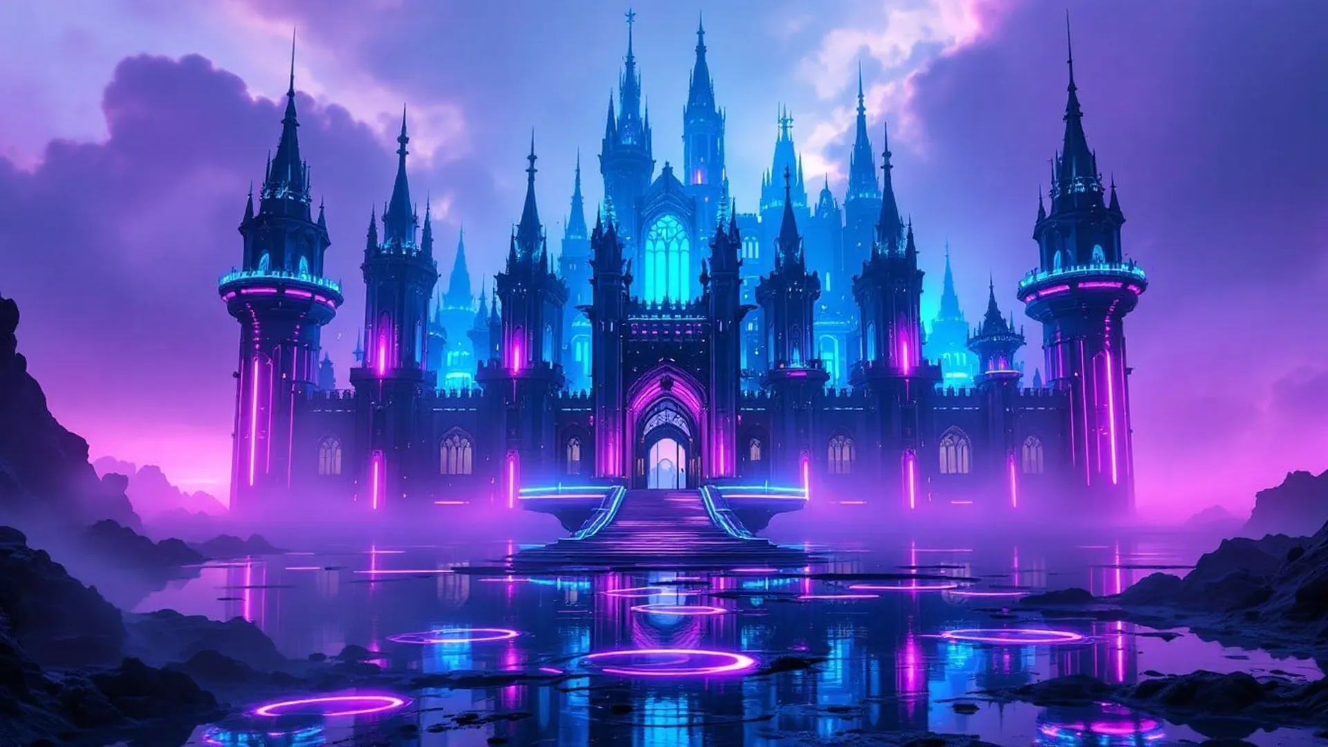 网络赌博城堡夜景全貌 - 必威